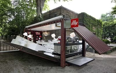 Illy push-button koffiehuis